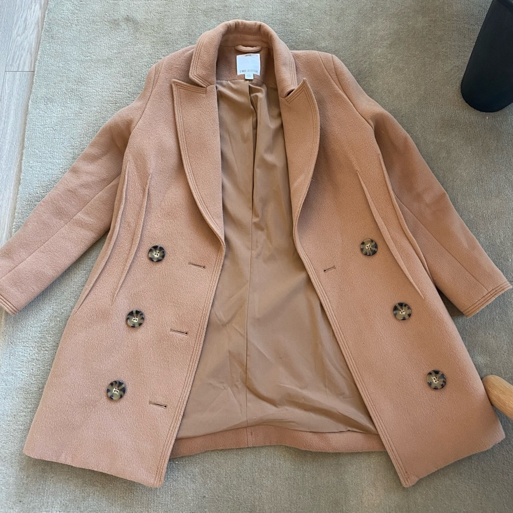 C/MEO Collective Tan Pea Coat